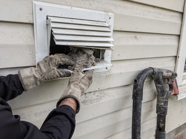 Dryer Exhaust Vent Cleaning in Plainville