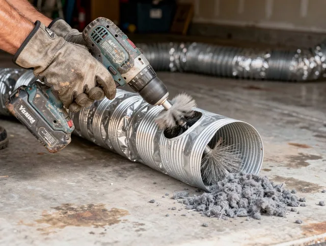 Professional duct cleaning by Plainville Dryer Vent Cleaning in Plainville