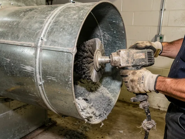 Industrial-grade dryer vent cleaning by Plainville Dryer Vent Cleaning in Plainville